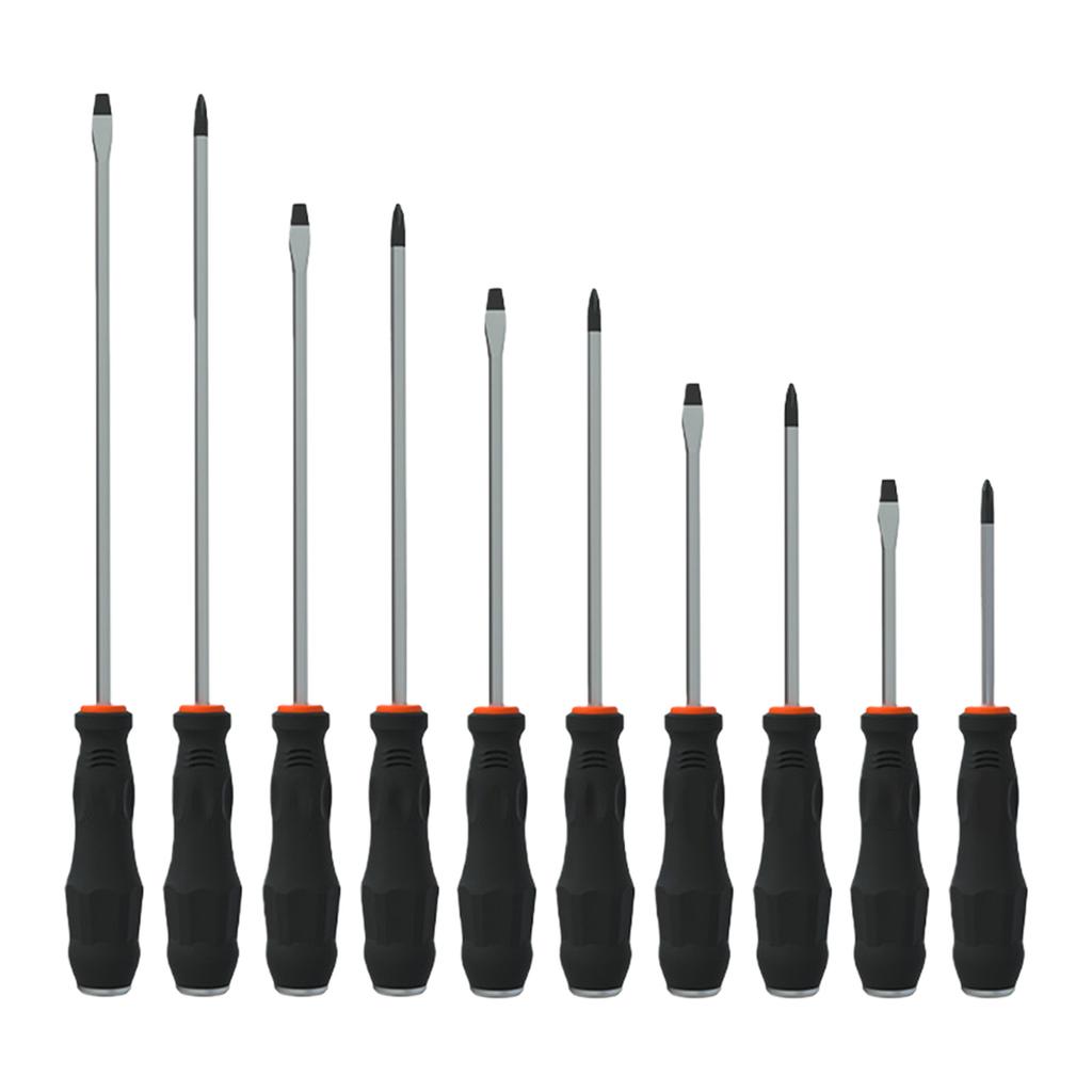 Multipurpose Handle Screwdriver With Magnetic Insulated Security Repair Hand Tool Crossing/Straight Type Screw Driver