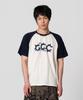 Geuleigaijeukeulleob 2-Type Raglan Color Block Ggc Logo T-Shirt Navy