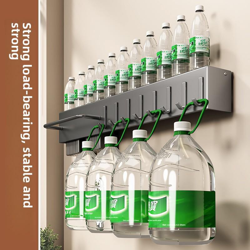 Wall-Mounted Multifunctional Kitchen Knife & Chopstick Rack – Punch-Free Installation