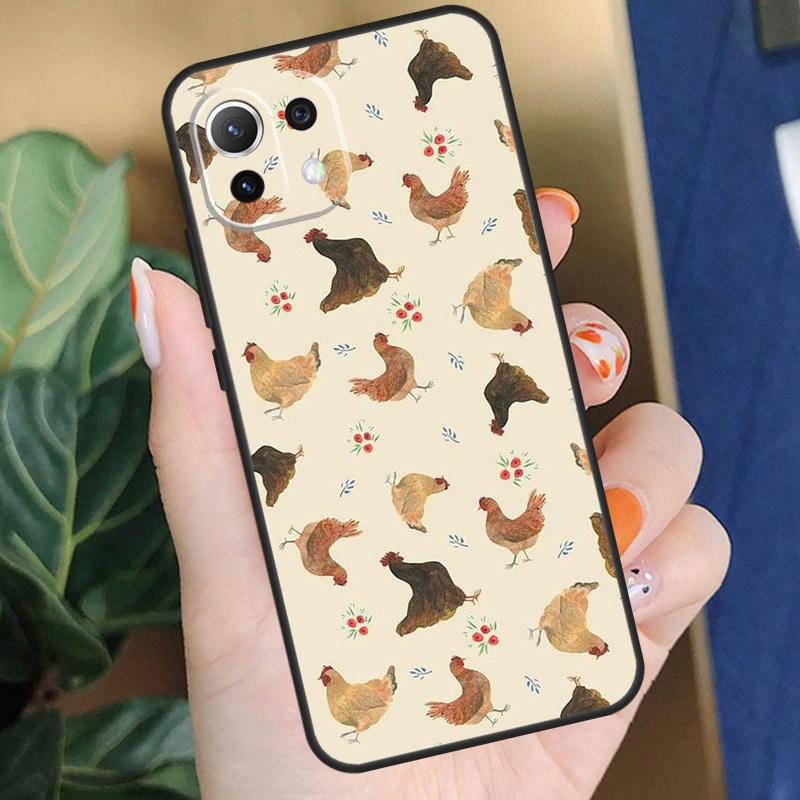 

Chicken Pattern Case For Xiaomi 17 Pro Max 14 15 Ultra 13T 14T 15T Pro POCO F8 F7 F5 F6 X5 X6 X7 Pro Coque Xiaomi 15 Ultra