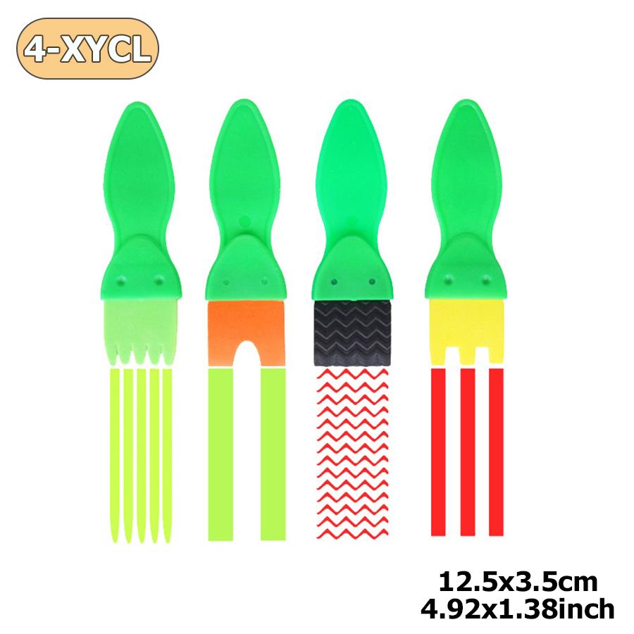 Mehrere Stile Verfügbar Farbe Aquarellmalerei Schwamm Pinsel Rolle Stempel DIY Zeichenwerkzeuge Kunst Malzubehör