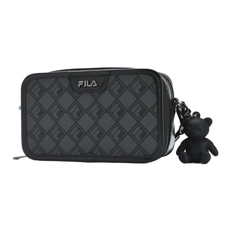 New FILA Polyvinyl Chloride Crossbody Bag Shoulder Bag Regular Women's Black F13W443161FBK