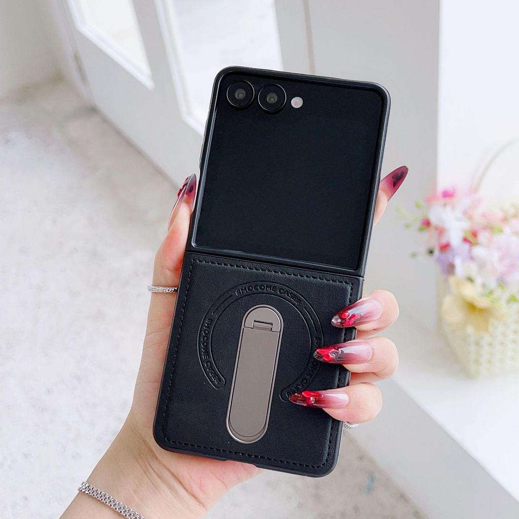 Samsung Z Flip7 Armor Shield Rotating Stand Magnetic Case