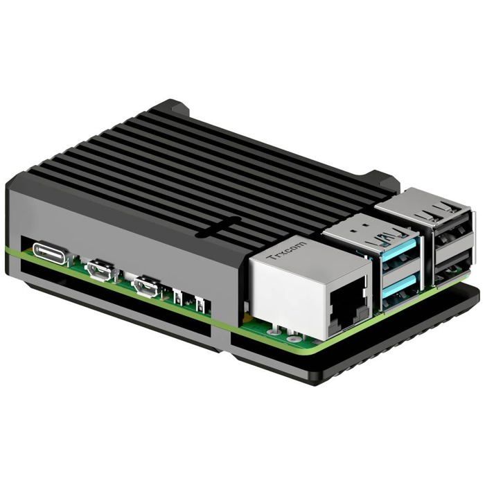 Joy-it ARMOR Case BLOCK Boîtier pour ordinateur monocarte Convient pour (kits de développement): Raspberry Pi avec refr