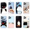 Coque de téléphone imprimée amusante P-Pingu Penguin Mignonne et Joyeuse pour iPhone 16,17,15,14,13,12,Pro Max,11,Pour iPhone Air,E Coque Arrière antichoc
