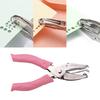 1 PC Metal Single Hole Hand-held Punch Hole Punch Pliers Hole Punch Cardmaking Handicraft Tool Jewelry DIY  Scrapbooking Plier