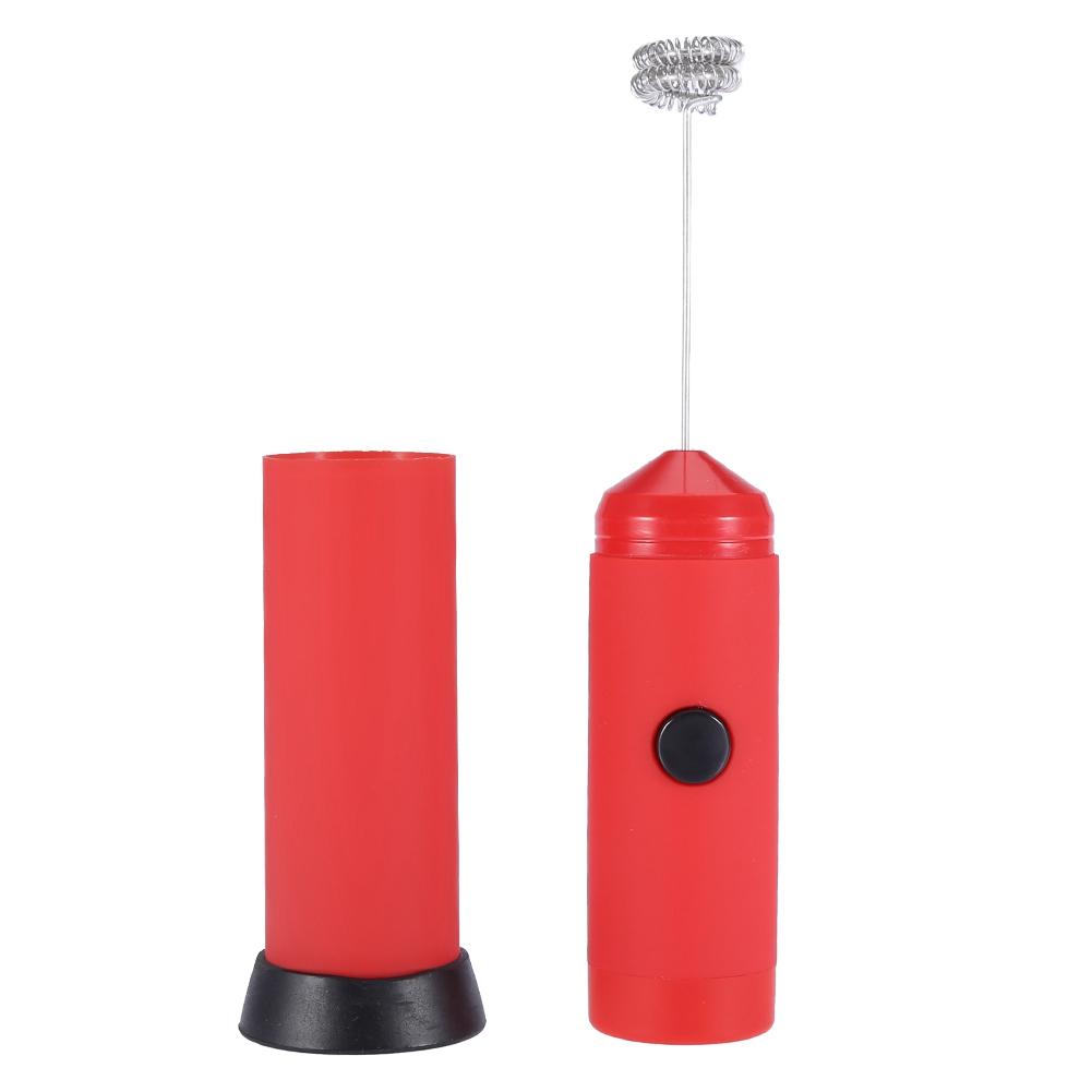 Handheld   Handheld Stainless Steel Electric Milk Coffee Frother Black