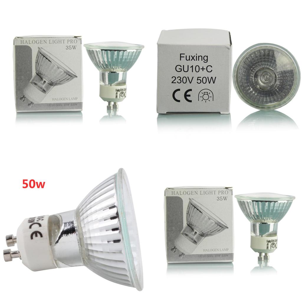 Warm White 35w/50w Gu10 Halogen Spotlight Bulbs For Wax Melting Lamp