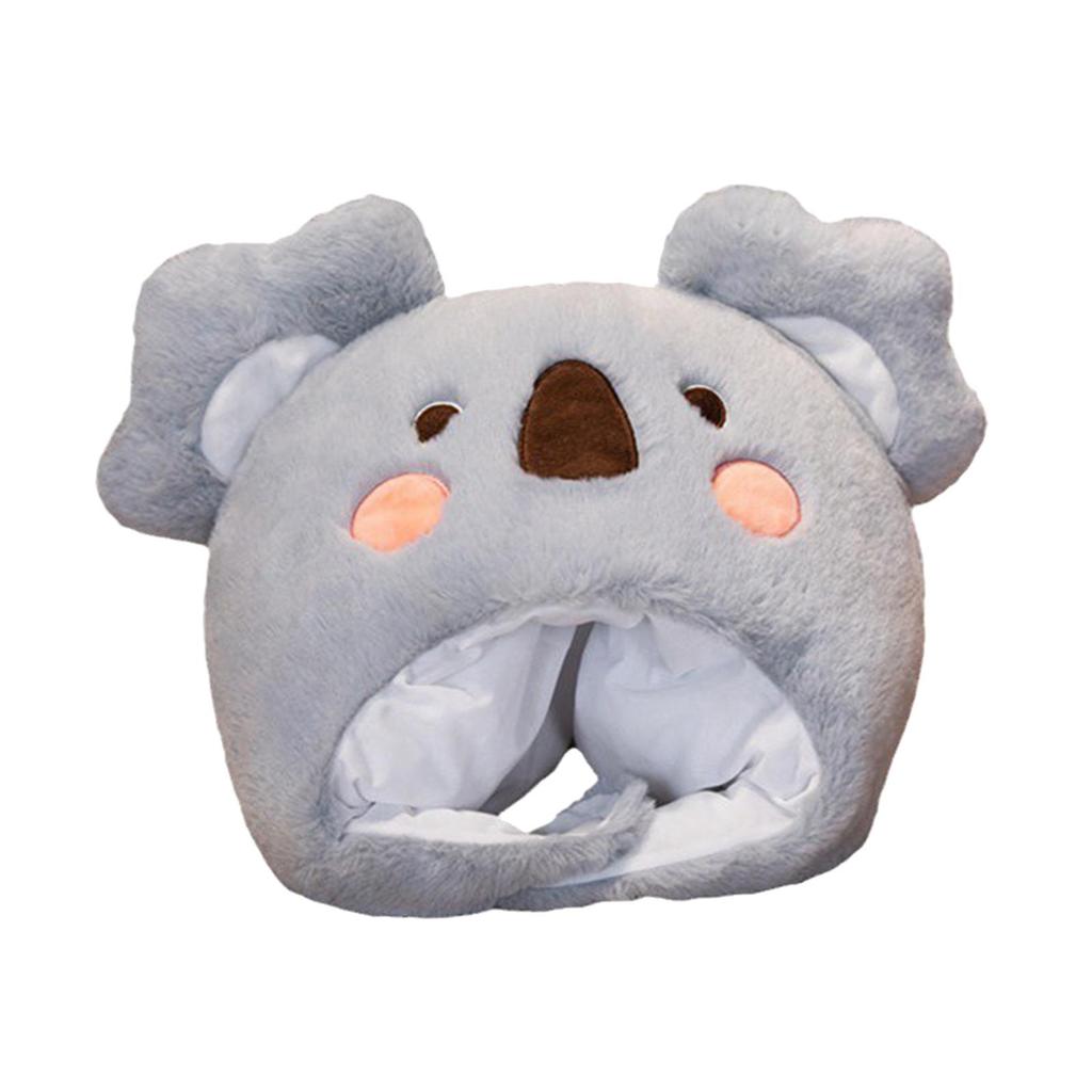 Soft Plush Koala Hat Adults Kids Funny Men Women Plush Winter Hat Photo Props Headdress for Birthday Party Accessories Role Play