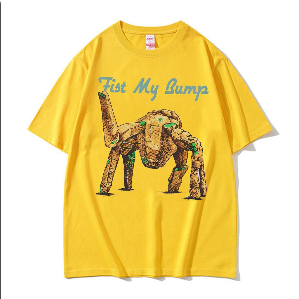 Fist My Bump Funny Movie Rocky Alien Graphic T Shirt Unisex Women Harajuku Vintage Humor Tshirts High Quality Cotton Cozy T Shirts