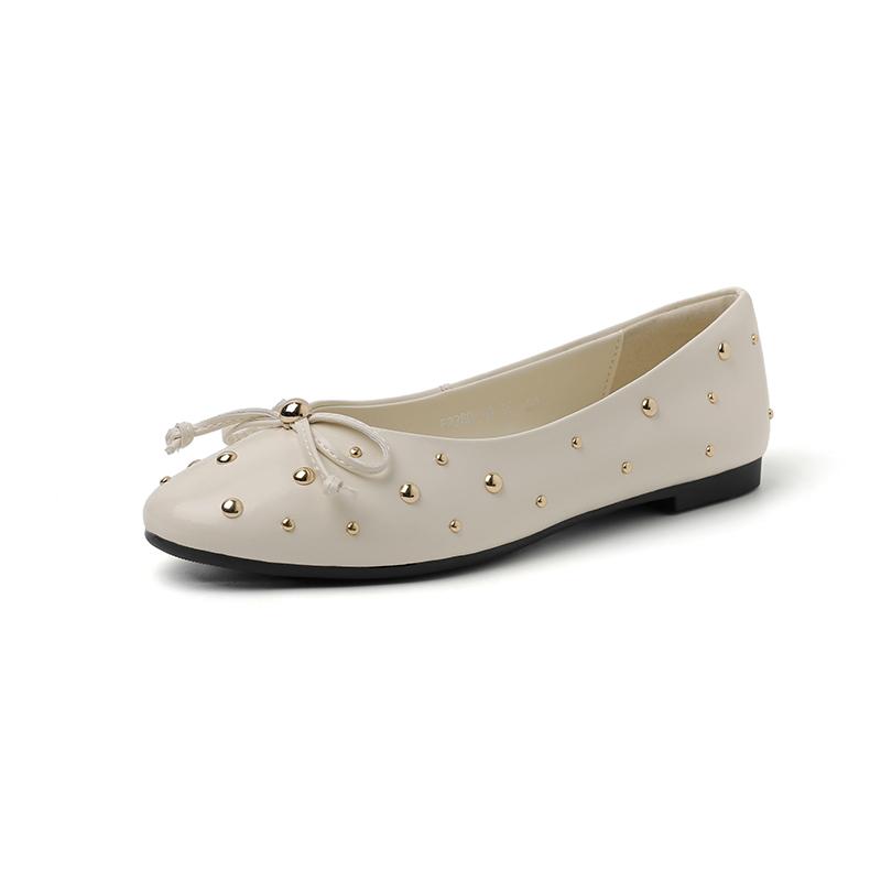 

Fashion 2025 New Spring Women Flats Round Toe Flat Heel Shoes Split Leather Women Shoes Concise Buckle Mary Janes Ladies Shoes 42 белый