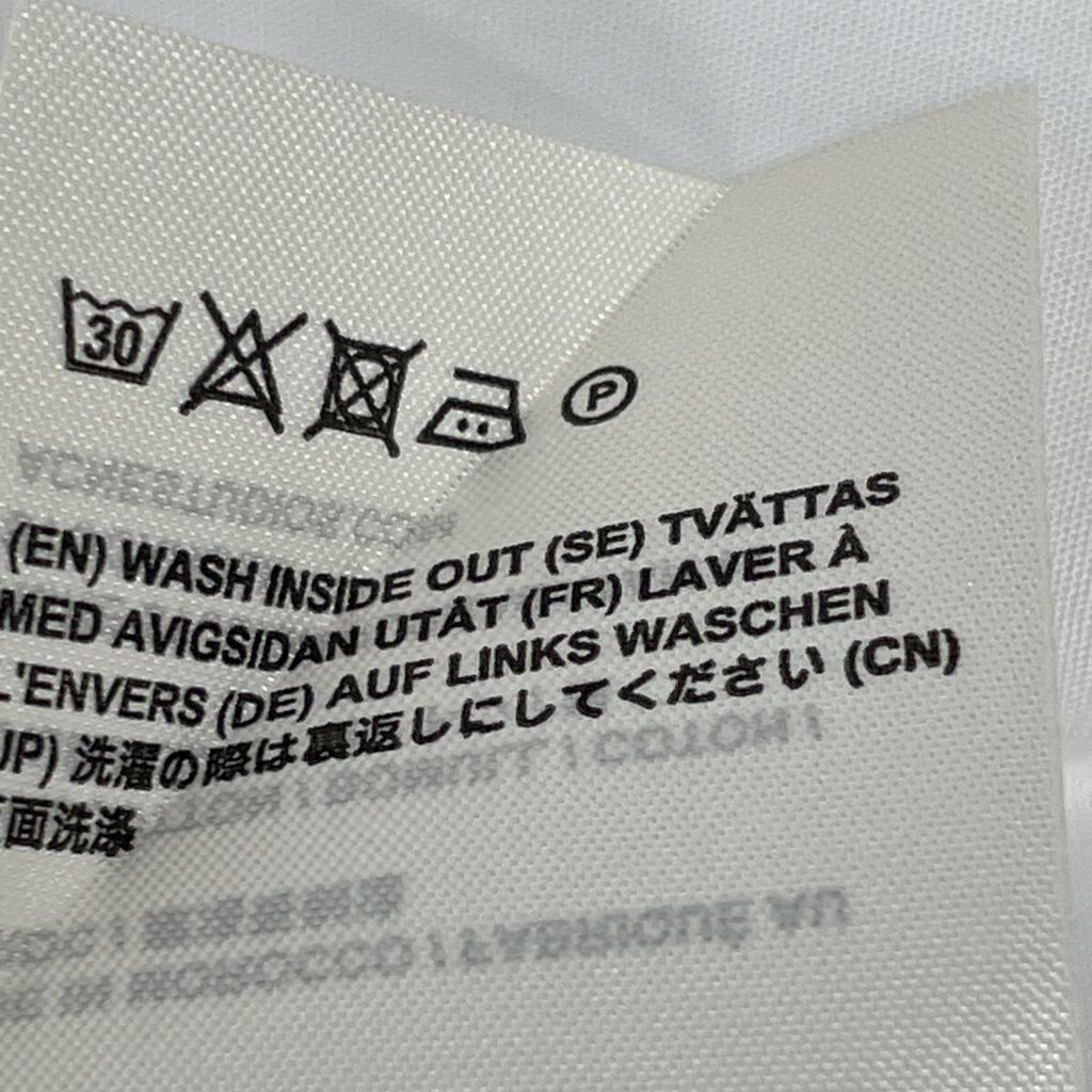 Acne Studios BB0044 White 100% Cotton ATLENT NEW SOFT POP Shirt Tops 44 whiteUsed