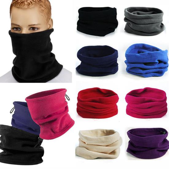 Winter Thermal Men Women Sports Neck Warmer Beanie Face Mask Snood Hat Scarf