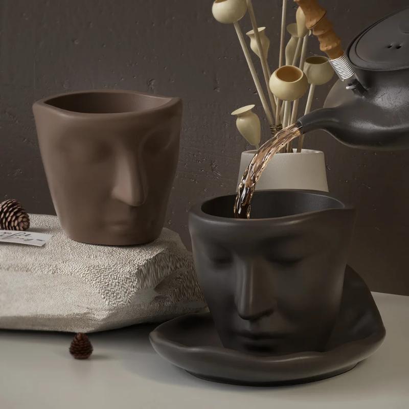 Creative Silicone Mold for Facial Storage Cup Candle Cup Concrete Cement Flower Pot Gypsum Mold Handmade Craft