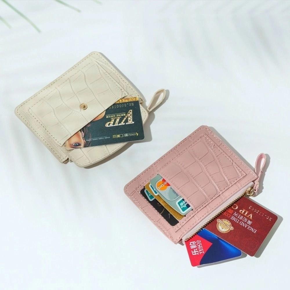Bus Card Case Fashion Money Bag Korean Card Holder PU Leather Purse Wallets Women Coin Purse