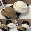 Women Felt Top Cap Girls Chauffeur Hat Adult Felt Beanie Winter Casual Headdress