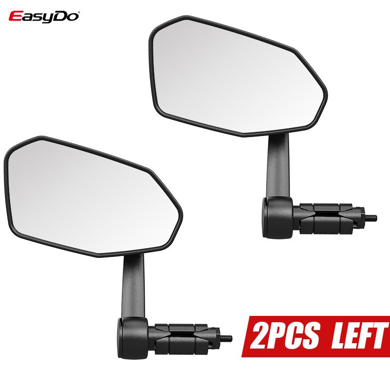 RBRL 360 Adjustable Bicycle Mirror Anti Shake Stable Bar End Mirror for Road MTB E-Bike Scooter Widen Angle Bike Rearview Mirror