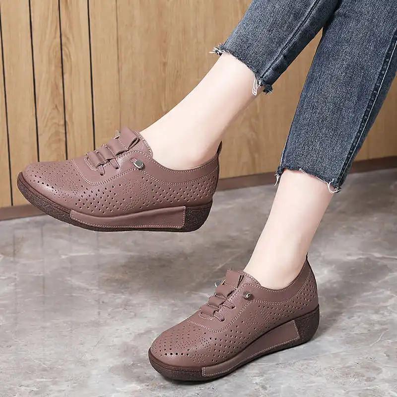 Fashion Platforme Lace-up Ladies Shoes Pink Casual Women Sneakers Gold Red Women's Tennis Sport Tenid Vietnam Street Collection