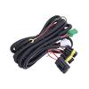 Auto-Nebelscheinwerfer-Kabelbaum-Sockeldraht-Kit 12V 40A Verkabelungsrelais LED-Anzeigeschalter für Toyota Zubehör