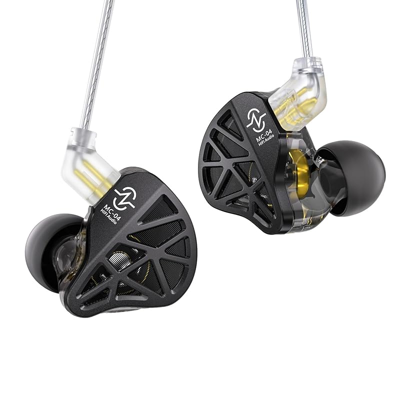 

[Open hollow design] CCZ MC04 Nocturne ear monitor earphones wired Canal type wired earphones earphones Wired 1BA+1DD hybrid earphones gaming