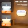 Rechargeable magnetic night light Smart sensor light Bedside night light Three lighting modes Smart sensor Infinite dimming