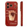 Retro-Kaffeestand-Handyhülle für iPhone 16, iPhone 17, iPhone 17 Pro Max