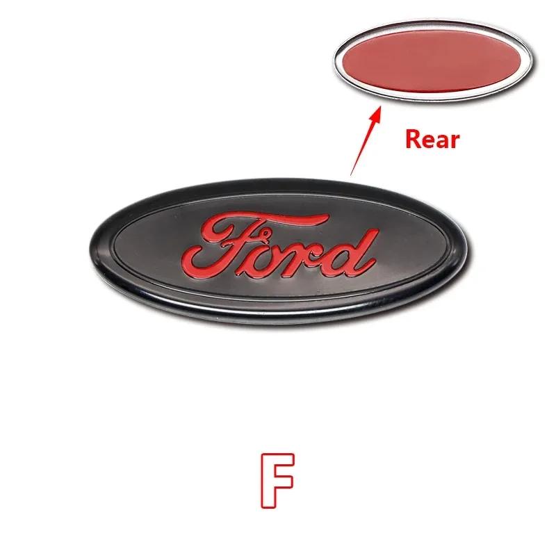 LLKC3 5.8cm Car Steering Wheel Center Badge Logo Sticker Steering Wheel Logo Sticker For Ford Focus 3 MK2 Fiesta MK7 Mondeo MK4 Fusion