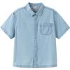 Boy's Denim Short-Sleeve Casual Shirt