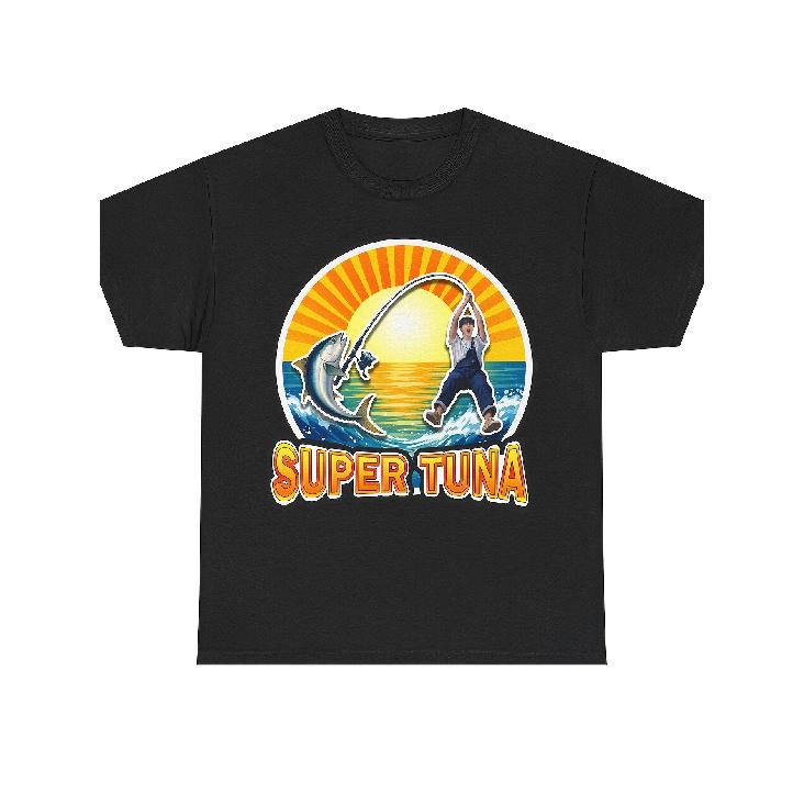 K-pop Shirt Super Tuna Black Mens T-Shirt Classic Perfect for Home|Gifting|Work|Outdoor (Birthdays|Valentines Day|Mothers Day) All Sizes Unisex