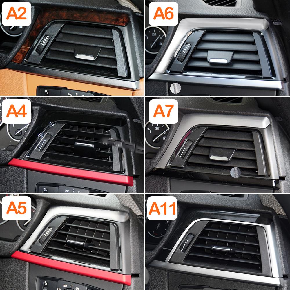 RHD Car Air Conditioner Front Left Right AC Vent Grille Outlet Panel Frame Cover For BMW 3 4 Series F30 F31 F34 F32 F33 F36 F80