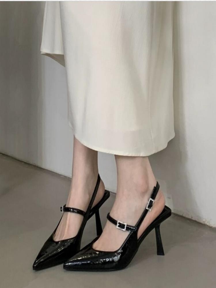 Sexy Thin Heels Party Women's Pumps 2025 Summer Women Shoes Pointed Toe Fashion High Heel Dresses Shoes Mujer Sandalias