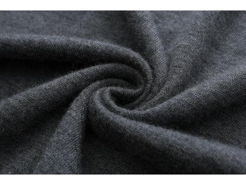 100% Czysty Kaszmir Lekki Sweter z Dekoltem Rolka Slim Fit