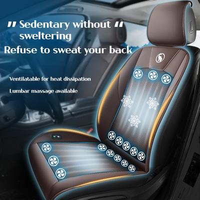 Poduszka chłodząca Samochód Letnie chłodzenie nawiew powietrza Poduszka na krzesło 12V Chłodzenie Poszewka na poduszkę do siedzenia samochodu z wentylatorem / klimatyzowaną podkładką chłodzącą