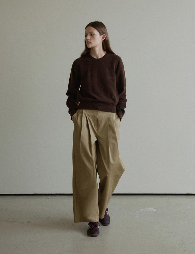 THEELO Yak Round Knit (Brown)