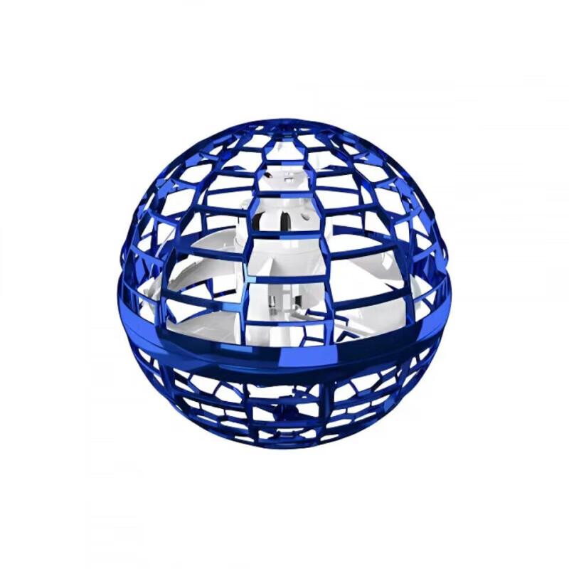 

Летающий шар, парящий шар, мини-дрон с ручным управлением, светоизлучающий магический шар-бумеранг с RGB-подсветкой, подарок на день рождения, наполнитель для рождественского чулка OneSize синий