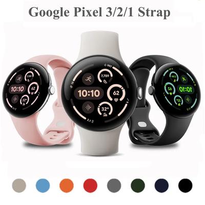 Original Silikonband für Google Pixel Watch 4 3 2 Armband 41mm Smartwatch Zubehör Armband Correa Pixel Watch 4 3 45mm