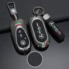 FA9Car Key Case Cover Silicone Protective Shell For Mercedes Benz C S Class W206 W223 EQE EQS GLC C260 S450 Alloy Keychain Pendant