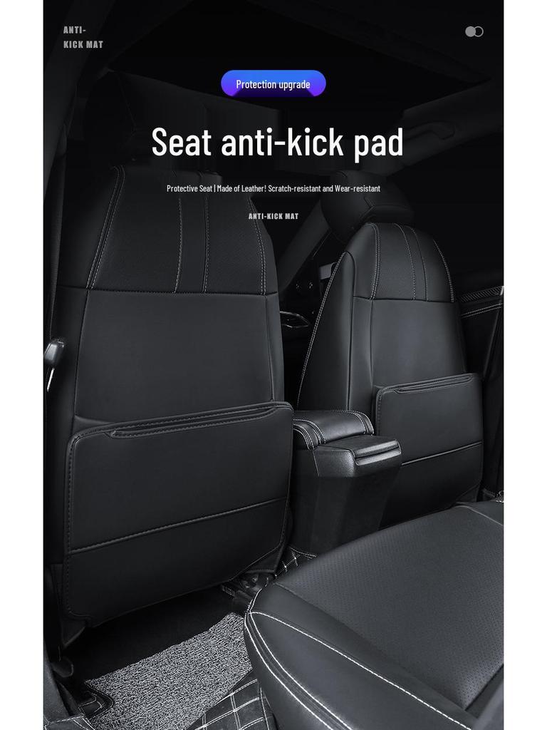 Anti-Kick Mats for Hongqi H5/HS5/EHS3/H7/H9/HS7 Rear Seats - Car Interior Protection Accessories