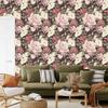 Colorful Roses and Vintage Watercolor Wallpaper 50x1000