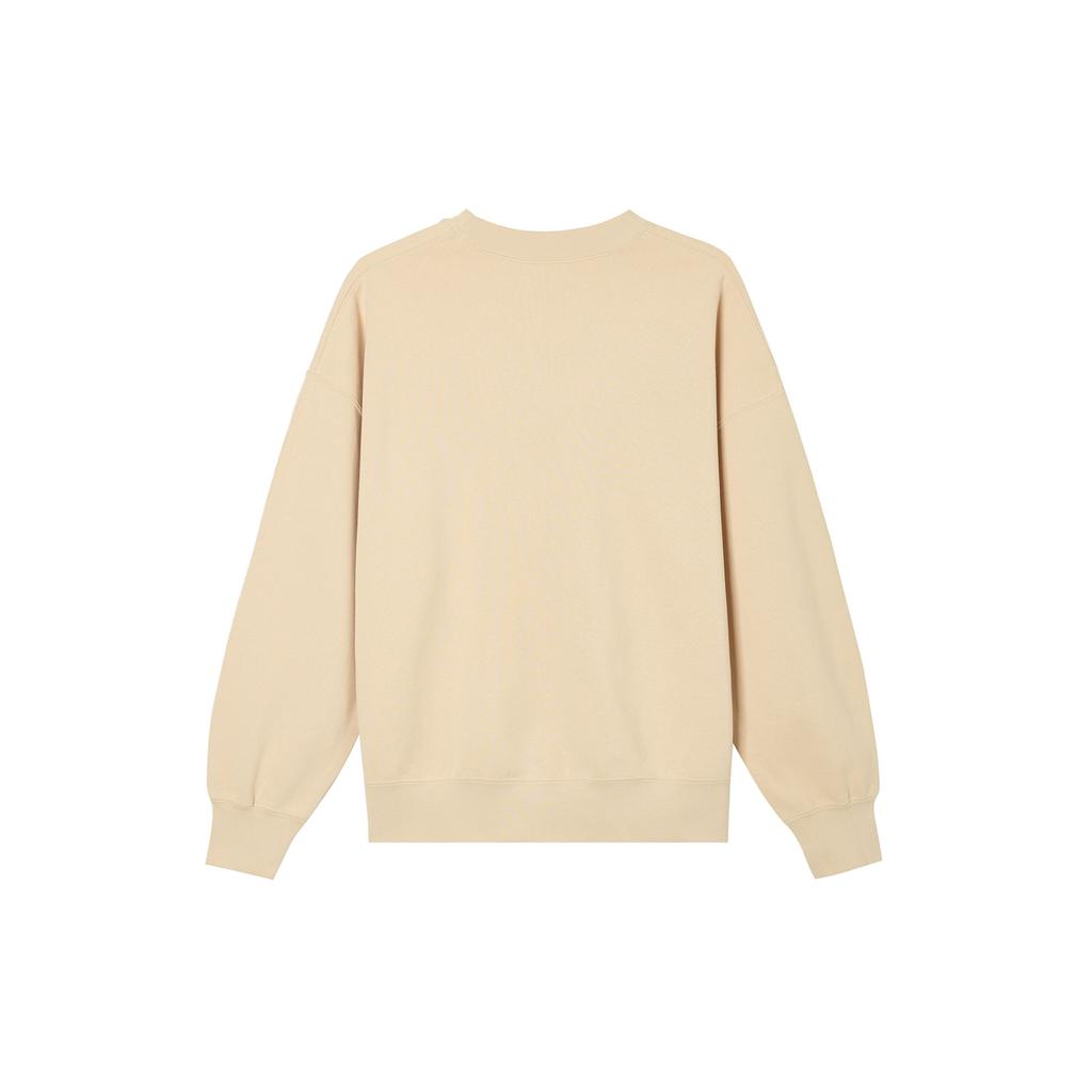 Jordan Logo Embroidered Knit Crewneck Sweatshirt Women Tops Orange DM5190-268