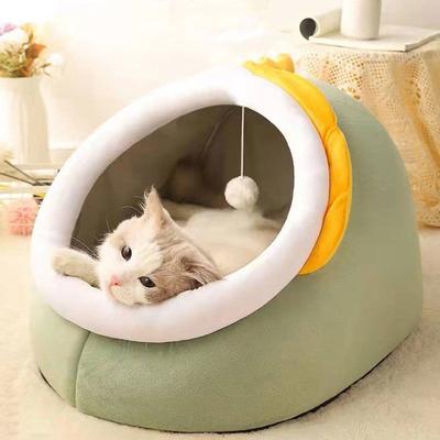 Grazioso dinosauro gattino speciale cuccia per gatti quattro stagioni universale semi-chiusa cuccia per gatti cuccioli nido per cani resistenza al freddo invernale