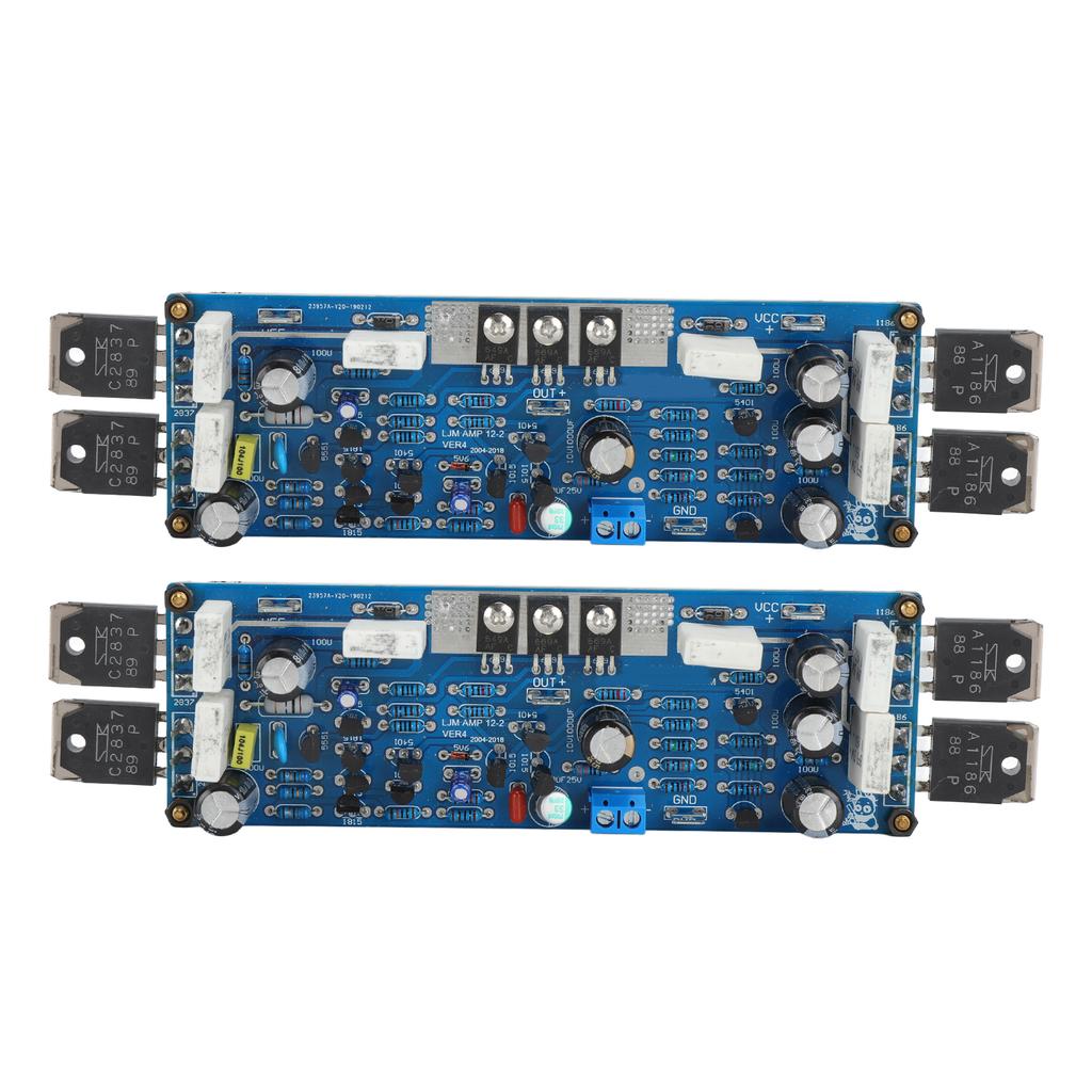 2 Satz L12‑2 Leistungsverstärkerplatine 2-Kanal-Verstärker mit extrem geringer Verzerrung Fertige Platinen