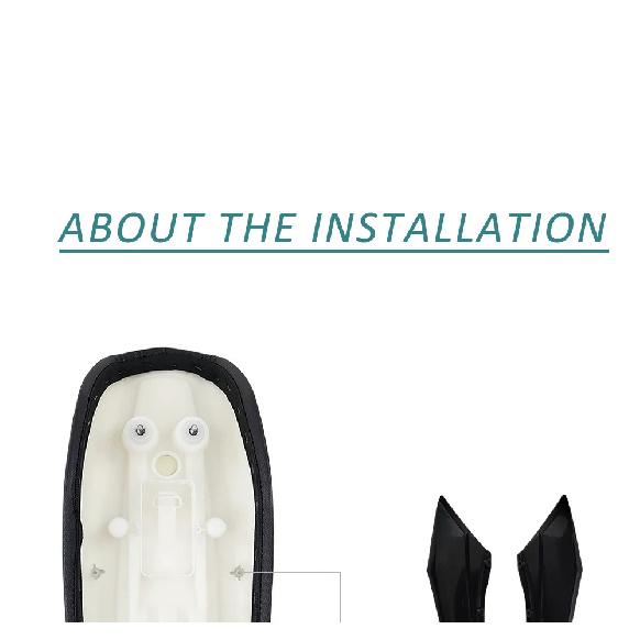 LINGQI Side Fender for Second-Generation Longer Rear Fender Fit To  Light Bee X and S.