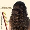 Meridian Massage Comb – Anti-static Alloy Hair and Scalp Massager for Relaxation and Acupoint Stimulation