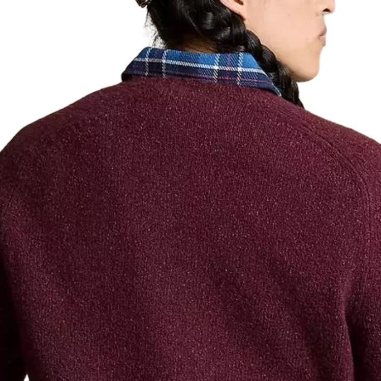 Polo Ralph Lauren Wool Blend Crew Neck Sweater Men sweater Wine 710918135-006