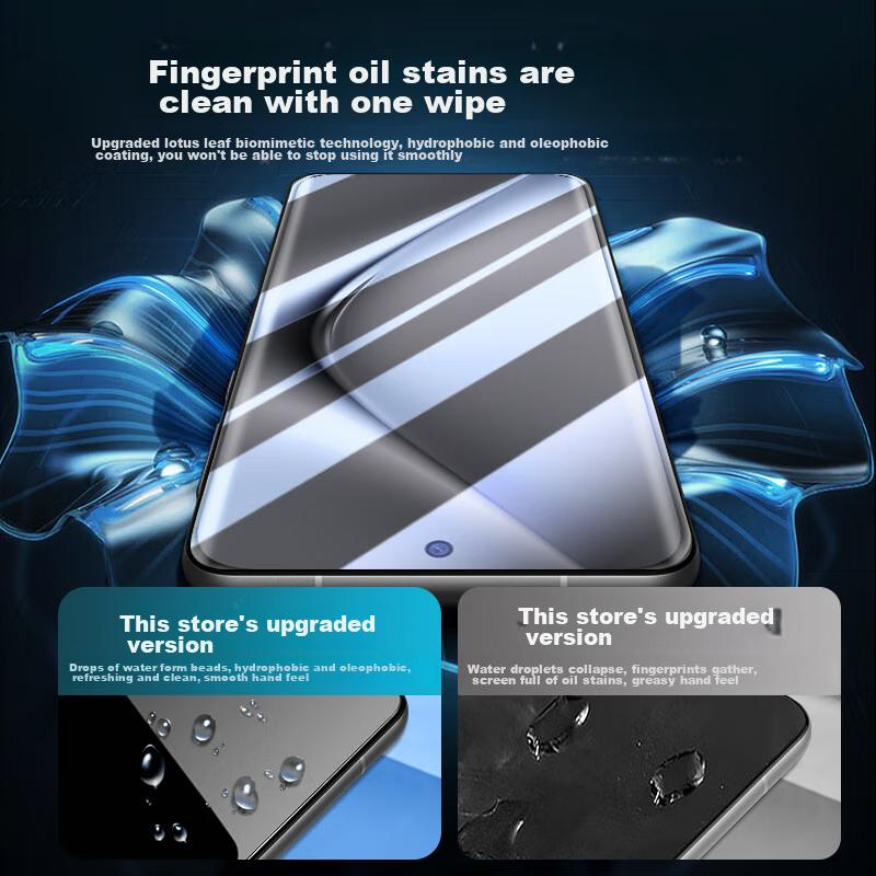 Tempered Glass Screen Protector for Huawei Pura70Ultra, Full Adhesive Huawei P70pro/+ Phone Film, with Curved Glass, Fingerprint Unlock Ceramic