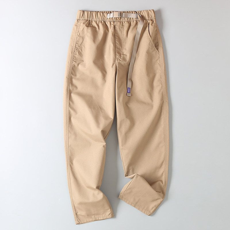 Original Export Surplus Spring/Summer Casual Pants for Men with Buckle Belt, Outdoor Sports Quick-Dry Loose-Fitting Workwear Long Pants
