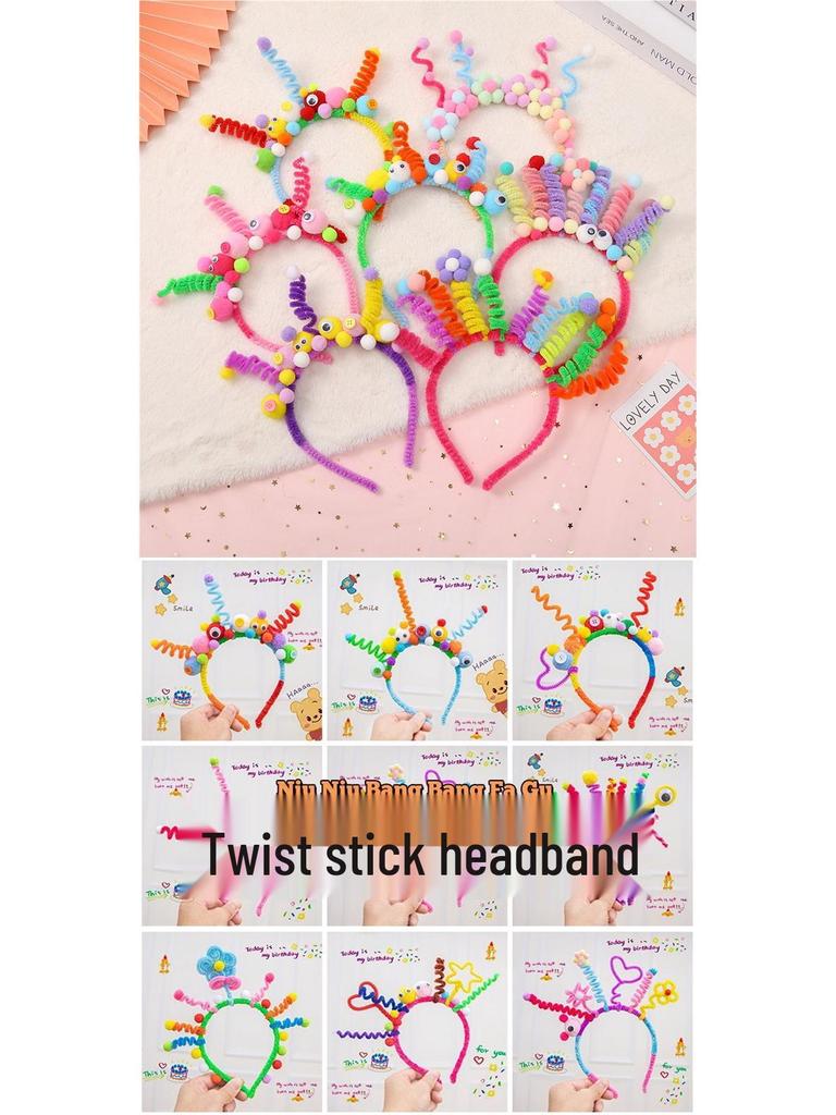 Korean Style Colorful Cartoon Headband for Birthdays, Cute Spring Dress-up & Fun Photo Props Cake Hat