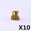 MOC Military Figures Accessories Building Blocks Helmet Night Vision Vest Knee Pads Tactical Belt Protective Mask Toys Kids J068