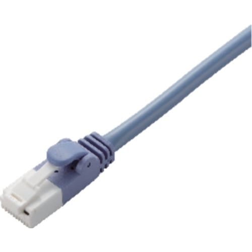 

ELECOM Cross LAN Cable CAT5e Nail Break Prevention 2m Blue LD-CTXT/BU20